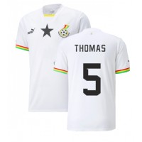 Maglie da calcio Ghana Thomas Partey #5 Prima Maglia Mondiali 2022 Manica Corta